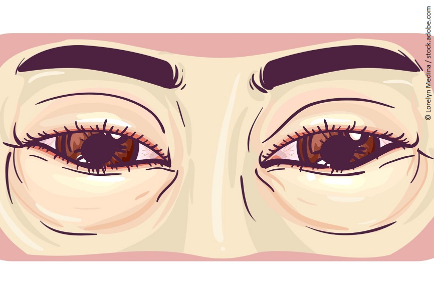 Illustration von menschlichen Augen. 